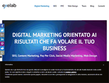 Tablet Screenshot of exelab.com